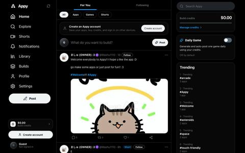 Appy — Make something people can use — screenshot