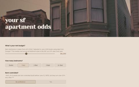 Can You Rent in San Francisco? — screenshot