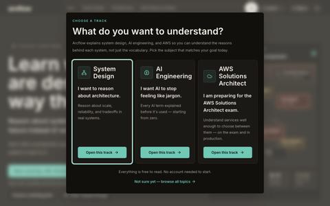 arcflow — screenshot