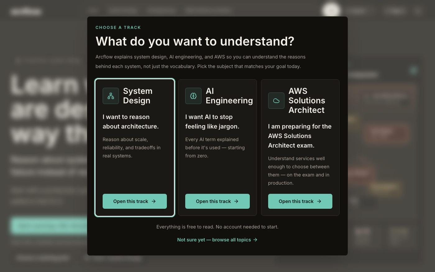 arcflow — screenshot