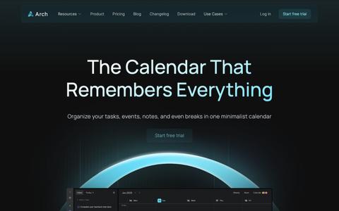 Arch Calendar — screenshot
