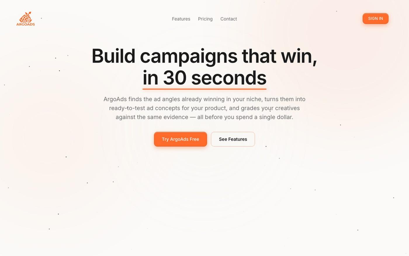 ArgoAds — screenshot