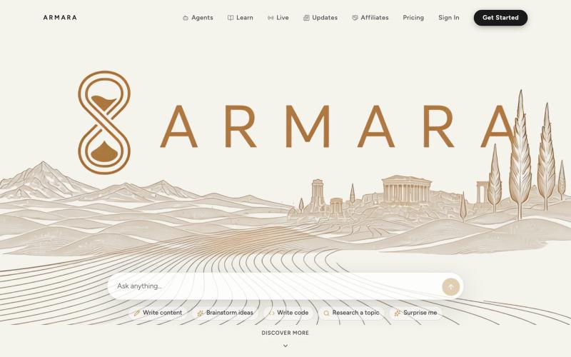 Armara — Sovereign AI Operating System — screenshot