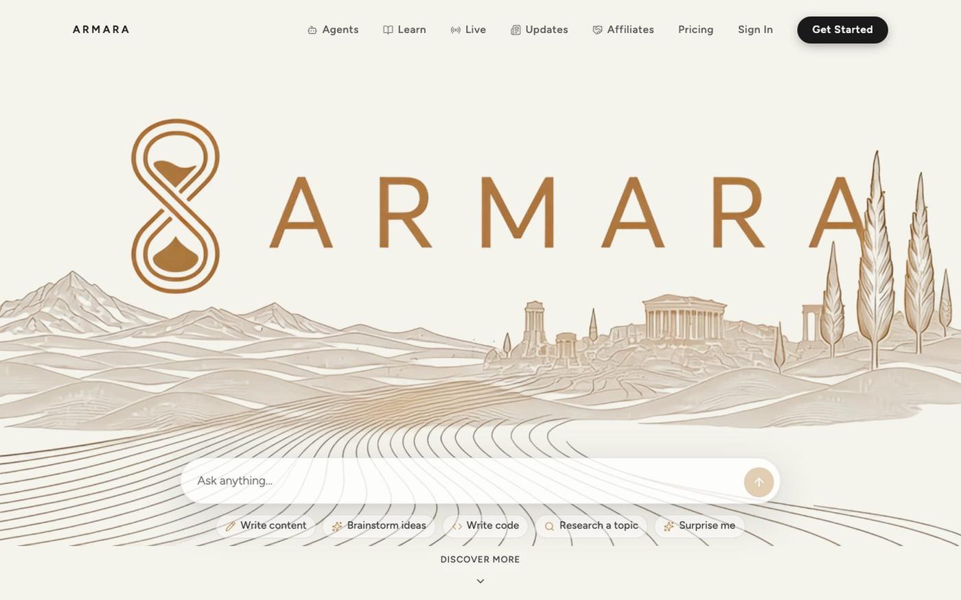 Armara — Sovereign AI Operating System — screenshot
