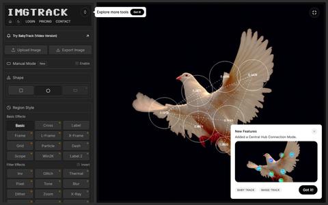 ImageTrack - Blob Tracking Effects for Images | Artkit — screenshot