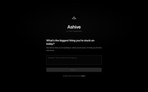 Ashive — screenshot