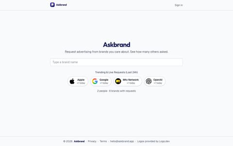 Askbrand — screenshot