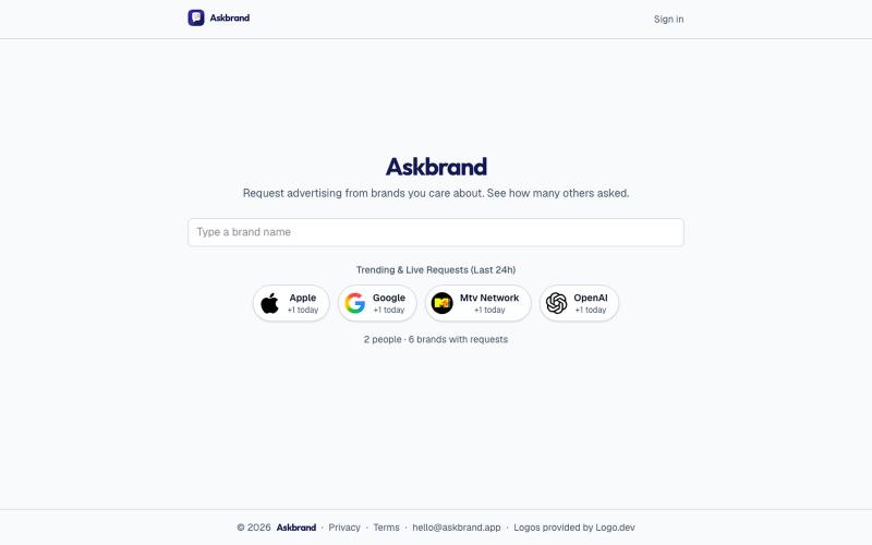 Askbrand — screenshot