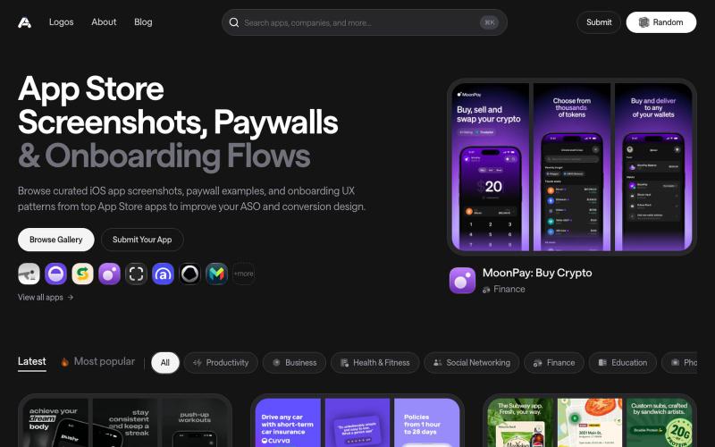 Asoinspo | App Store Screenshot Inspiration — screenshot