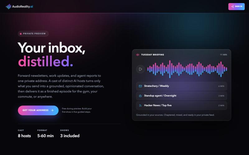AudioReality.ai — screenshot