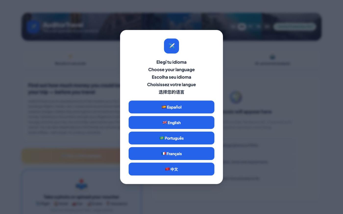 AuditorTravel — Auditá tu viaje con IA y evitá cargos sorpresa — screenshot