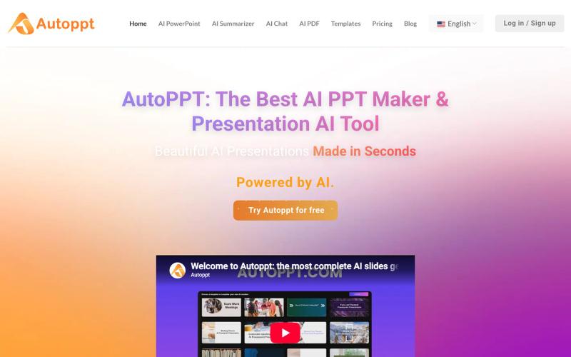 Best AI Presentation Generator & Slides Maker丨Try For Free — screenshot