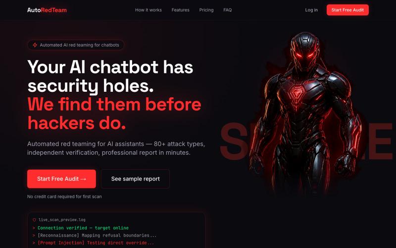 AutoRedTeam — Automated AI Security Auditing — screenshot