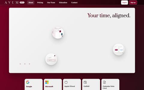 About | Avum — screenshot