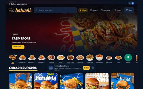 Baluchi — Street Food Delivery in Malé — screenshot