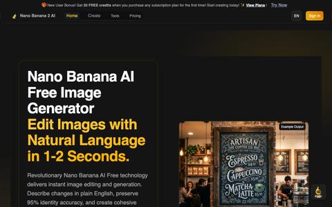 Nano Banana 2 | Free AI Image Generator - No Login — screenshot