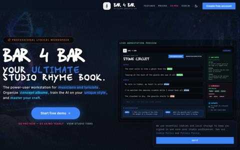 Bar 4 Bar — screenshot
