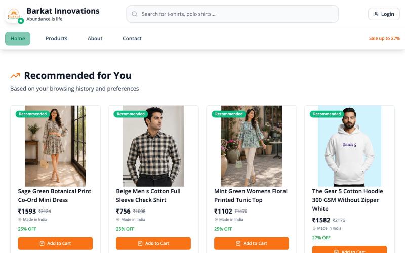 Barkat Innovations — screenshot