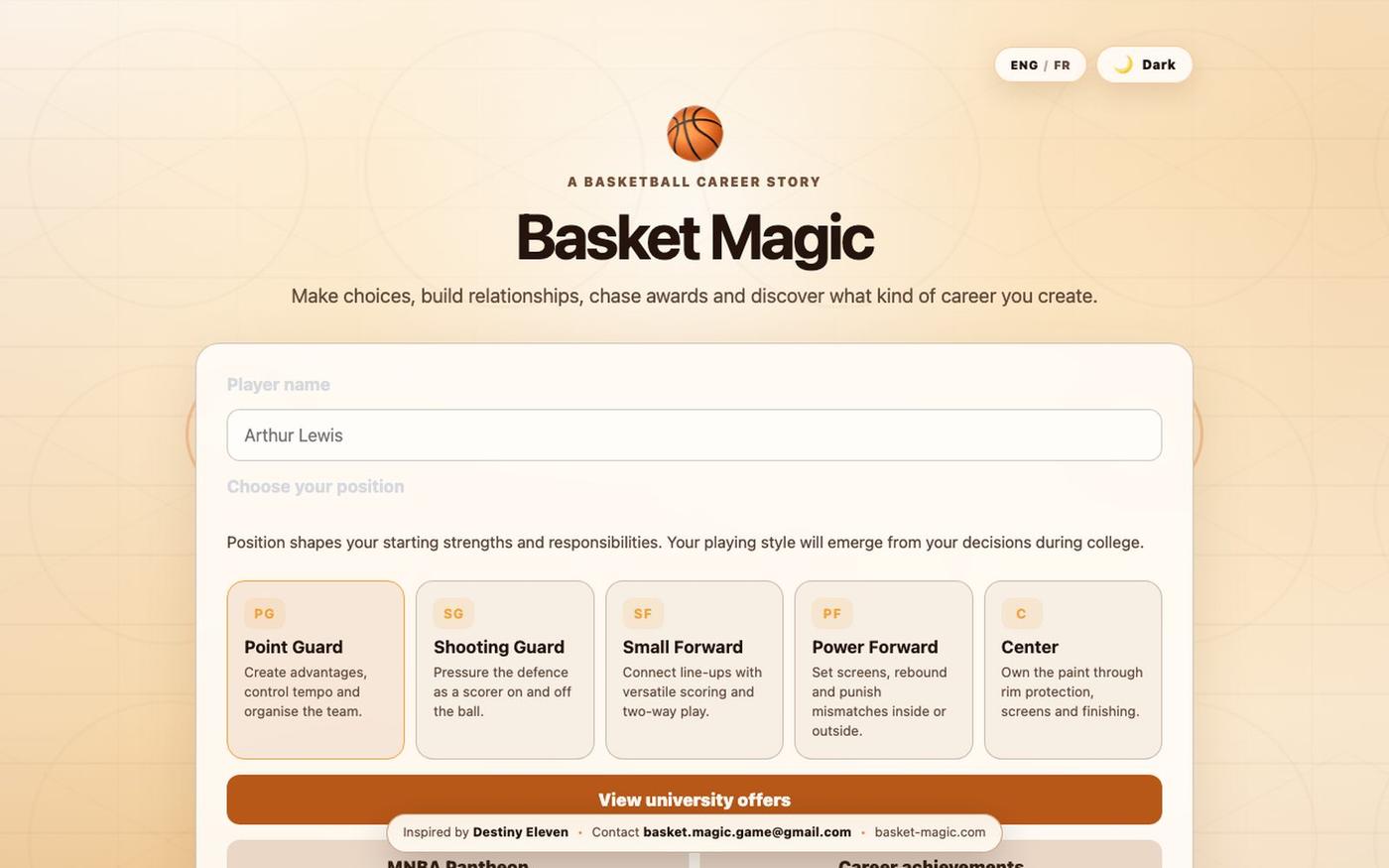 Basket Magic — screenshot