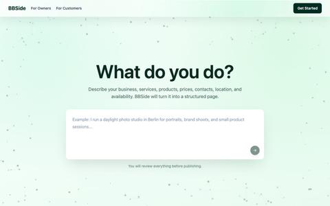 BBSide — screenshot