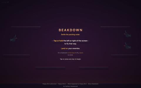 BEAKDOWN — screenshot