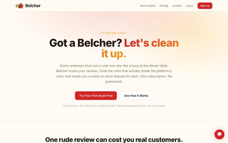 Belcher — Because some Yelpers forgot their manners. — screenshot