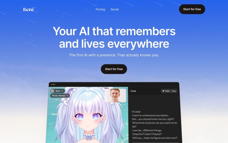 Beni AI — screenshot