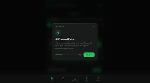 BetriqAI — AI Sports Predictions — screenshot