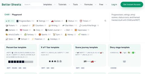 bettersheets — screenshot