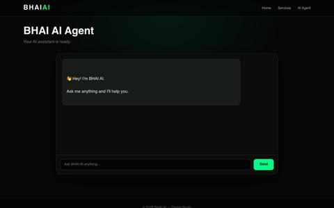 BHAI AI — 3D Digital Studio — screenshot