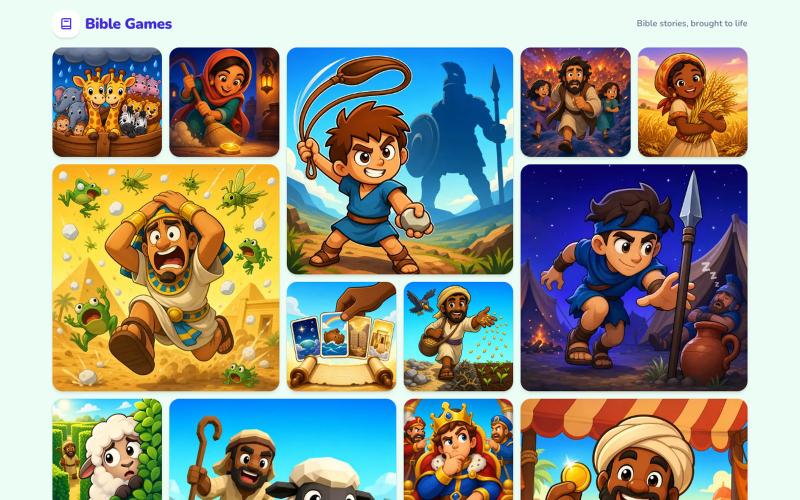Bible Games — Free online Bible games — screenshot