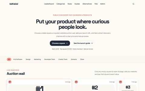 Outbid.lol Alternative | bidfull.lol Website Auction — screenshot