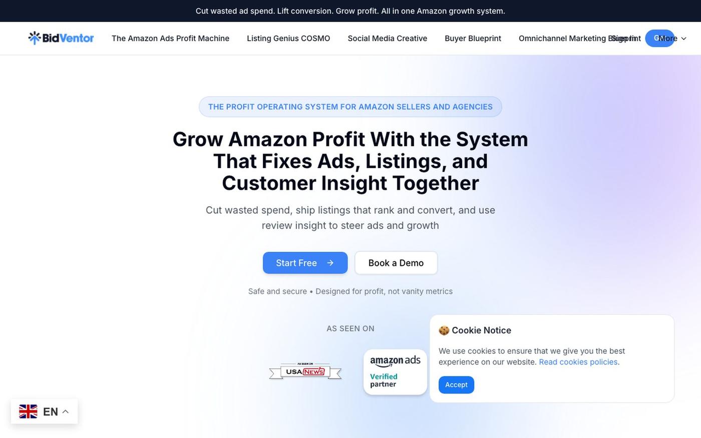 The Amazon Profit System for Sellers & Agencies — screenshot