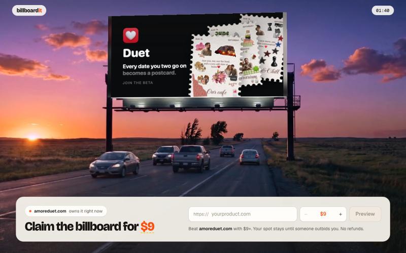 billboardit — the internet's highway billboard — screenshot