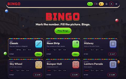 Bingo — Live halls. Mark the number. Shout Bingo. — screenshot