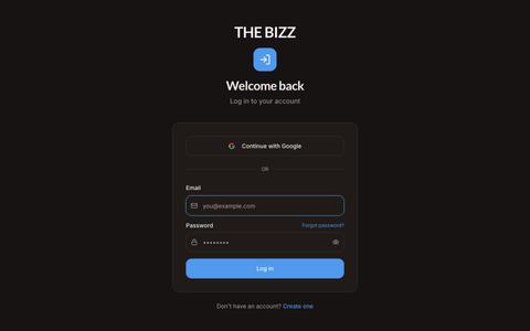 The Bizz — screenshot