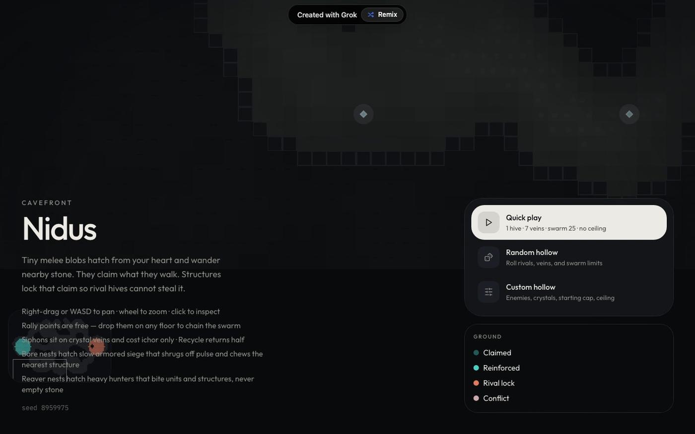 Nidus — screenshot