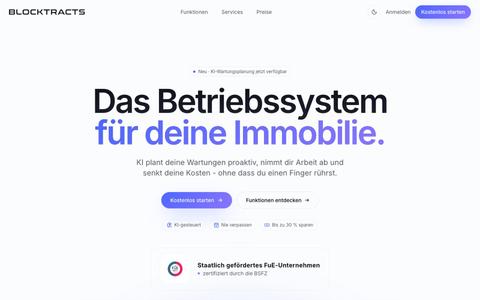 Blocktracts - Dein Zuhause. Endlich organisiert. — screenshot