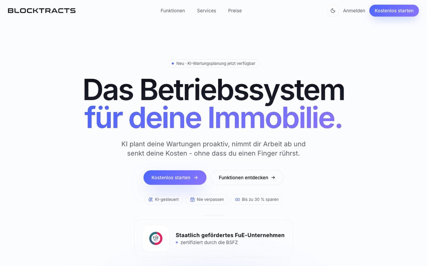 Blocktracts - Dein Zuhause. Endlich organisiert. — screenshot