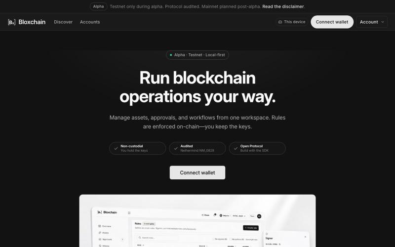 Bloxchain — screenshot