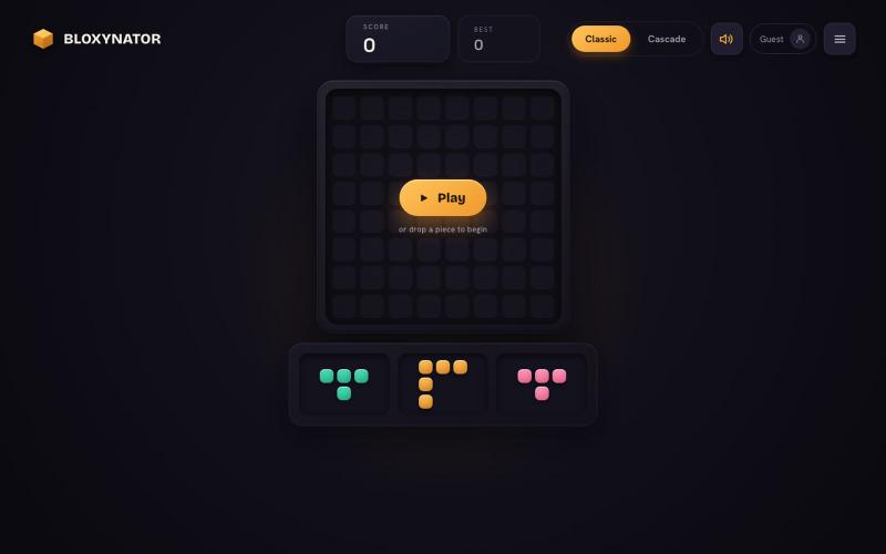 Bloxynator — Fit. Clear. Repeat. — screenshot