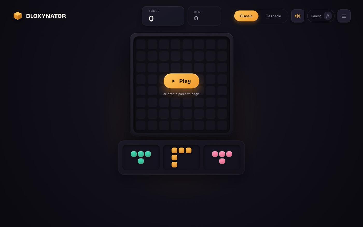 Bloxynator — Fit. Clear. Repeat. — screenshot