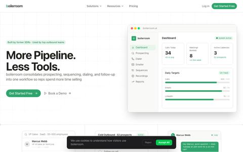 boilerroom | Execute Faster — screenshot