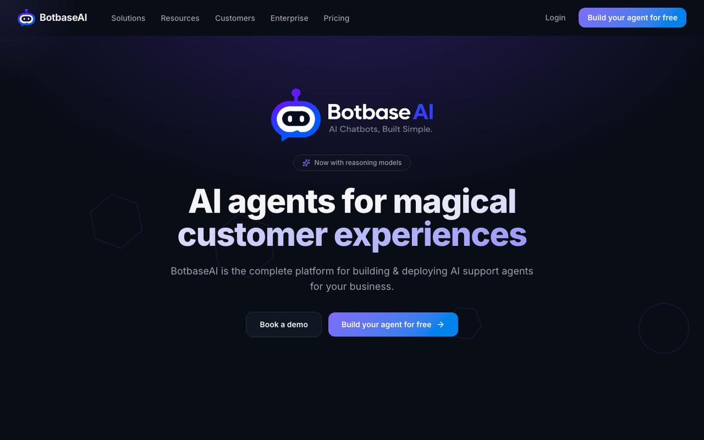 BotbaseAI — AI agents for magical customer experiences — screenshot