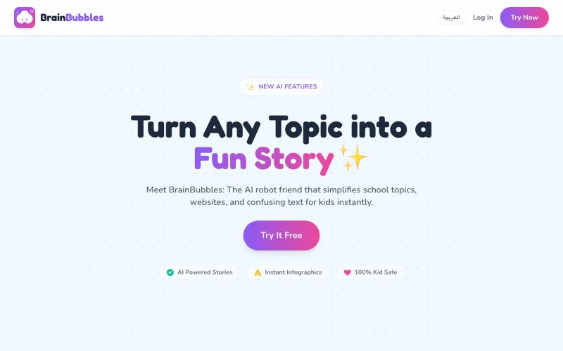 BrainBubbles - Learn anything in a snap! — screenshot