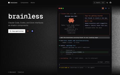 brainless — screenshot