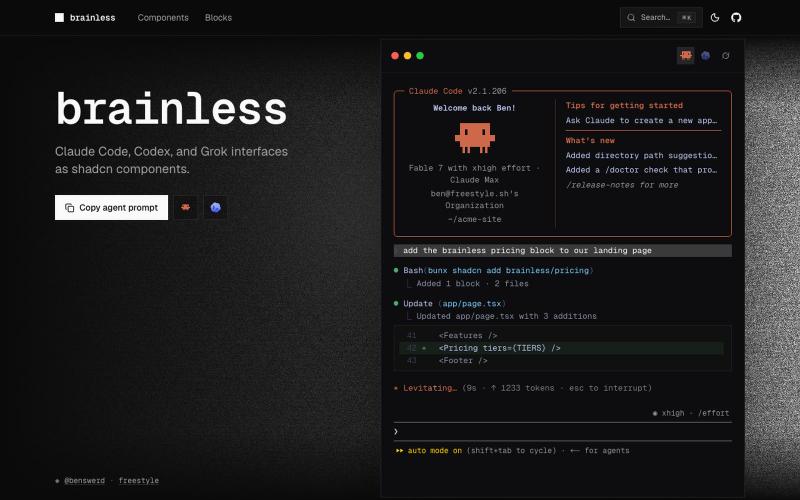 brainless — screenshot