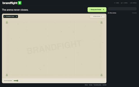 BrandFight — the arena never closes — screenshot