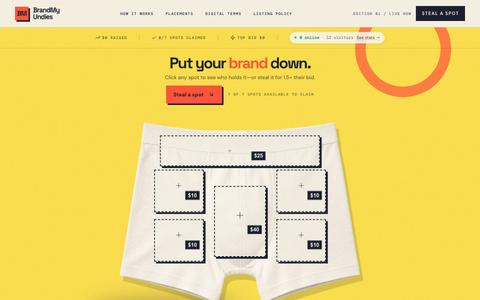 BrandMyUndies — screenshot