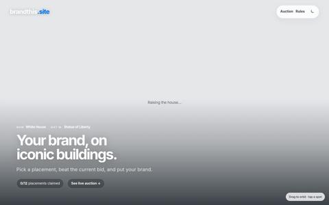 brandthis.site — Put your logo on an iconic building — screenshot